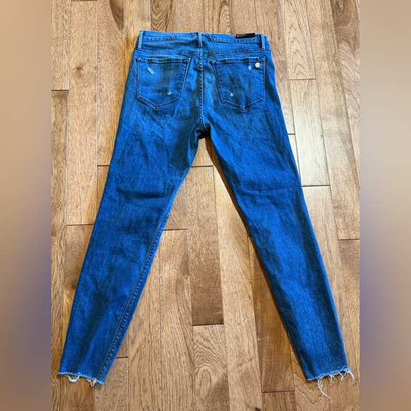 Black Orchid Denim Noah Ankle Fray Skinny Jeans Size Womens 29 - Picture 3 of 10